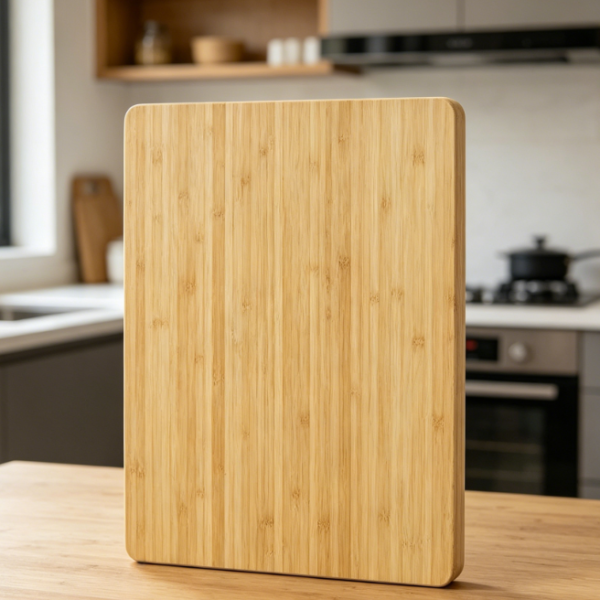 Natural Bamboo Non-Slip Cutting And Serving Board