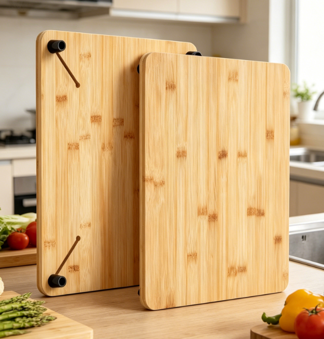 Rv Sink-Compatible Non-Slip Bamboo Cutting Board With Juice Groove - Image 2