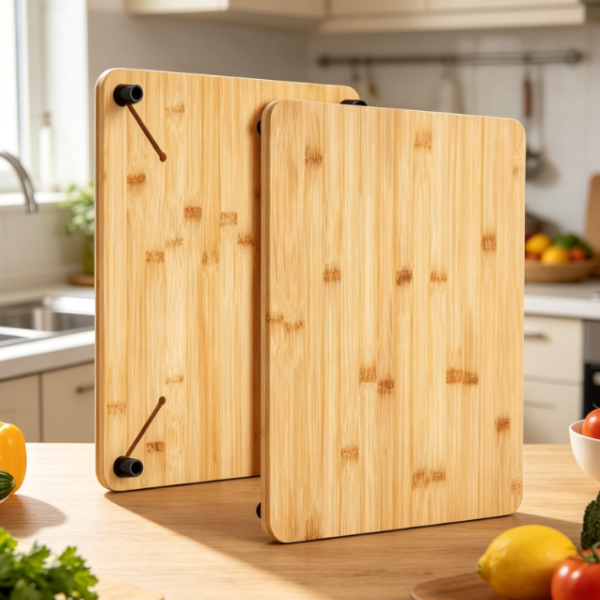 Rv Sink-Compatible Non-Slip Bamboo Cutting Board With Juice Groove