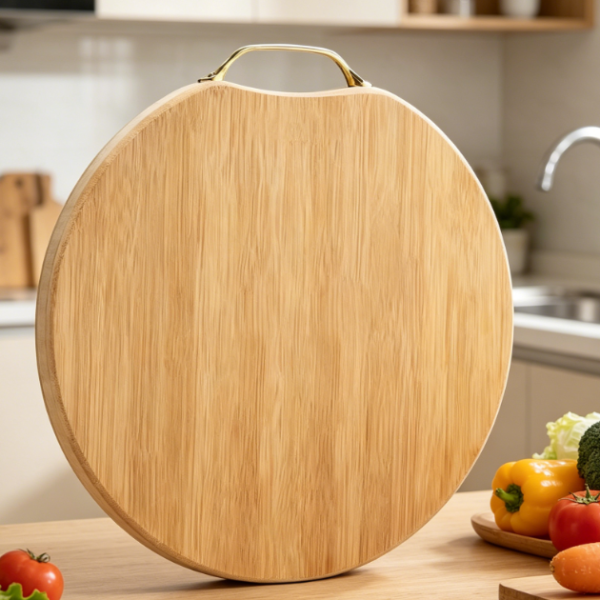 Small Non-Slip, Non-Stick Natural Bamboo Cutting Board