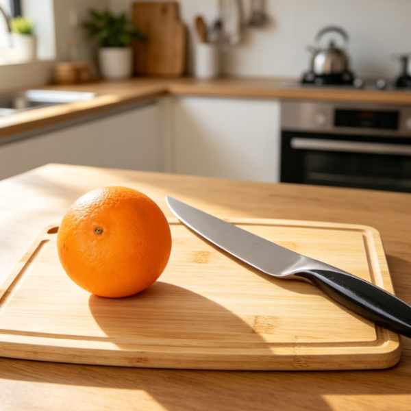Lightweight Solid Bamboo Small Cutting Board
