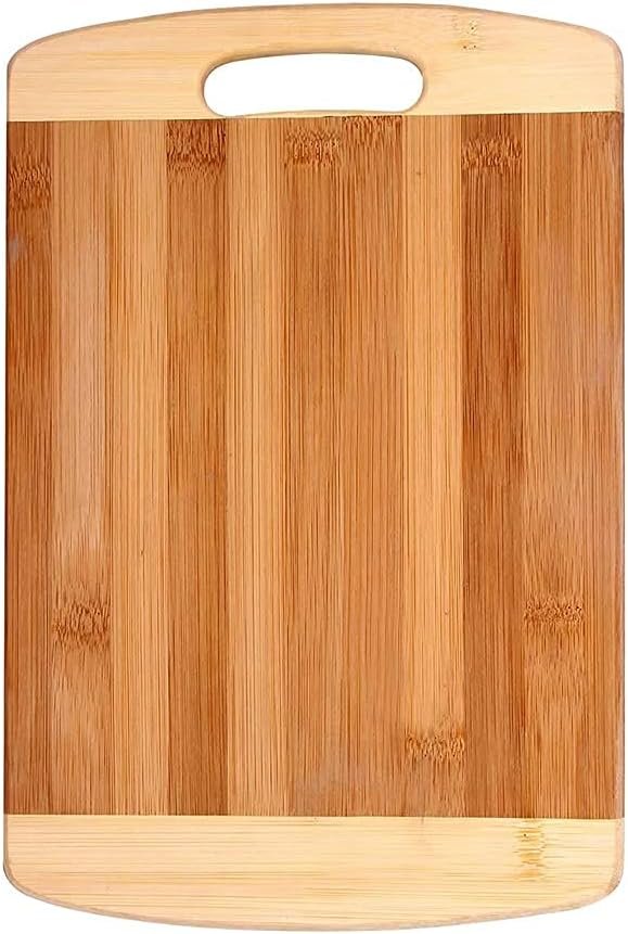 Natural Bamboo Non-Slip Cutting Board With Integrated Handle - Image 2
