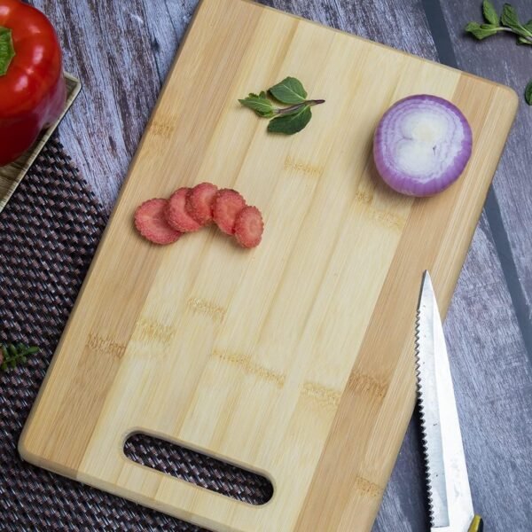 Thickened, Heavy-Duty Non-Slip Natural Bamboo Cutting Board